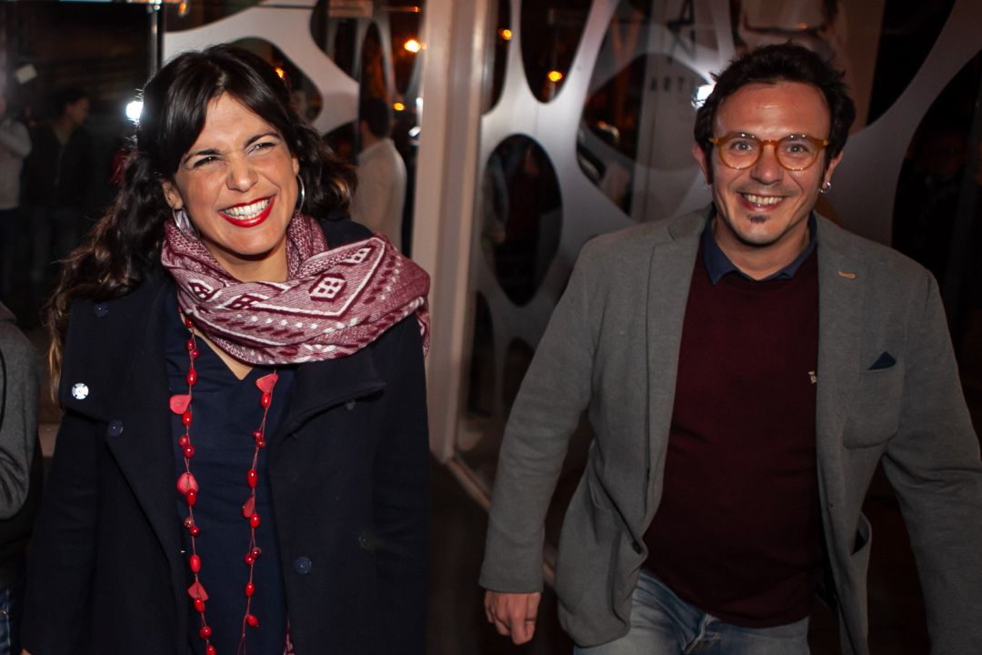 La candidata de Adelante Andalucía, Teresa Rodríguez, a su llegada a la Sala Cartuja, en la Isla de la Cartuja, en Sevilla
La candidata de Adelante Andalucía, Teresa Rodríguez, a su llegada a la Sala Cartuja, en la Isla de la Cartuja, en Sevilla