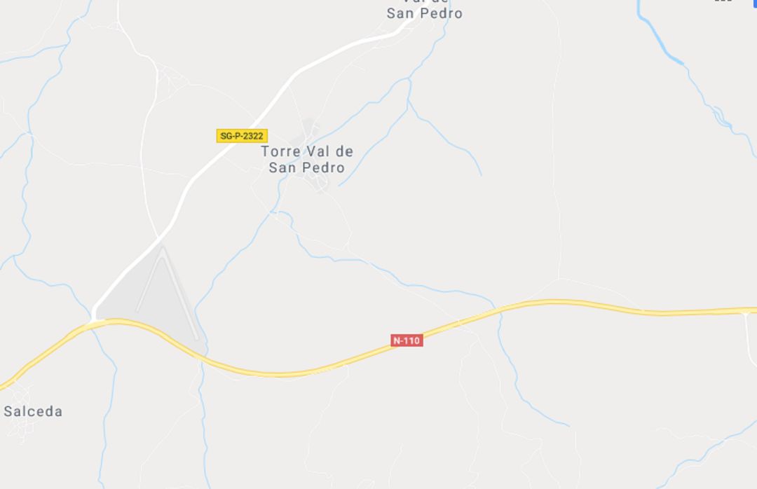 El accidente se produjo en el término de Torre Val de San Pedro El accidente se produjo en el término de Torre Val de San Pedro