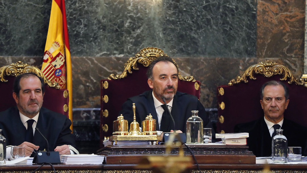 El Supremo desestima la recusación del tribunal que juzgará el procés