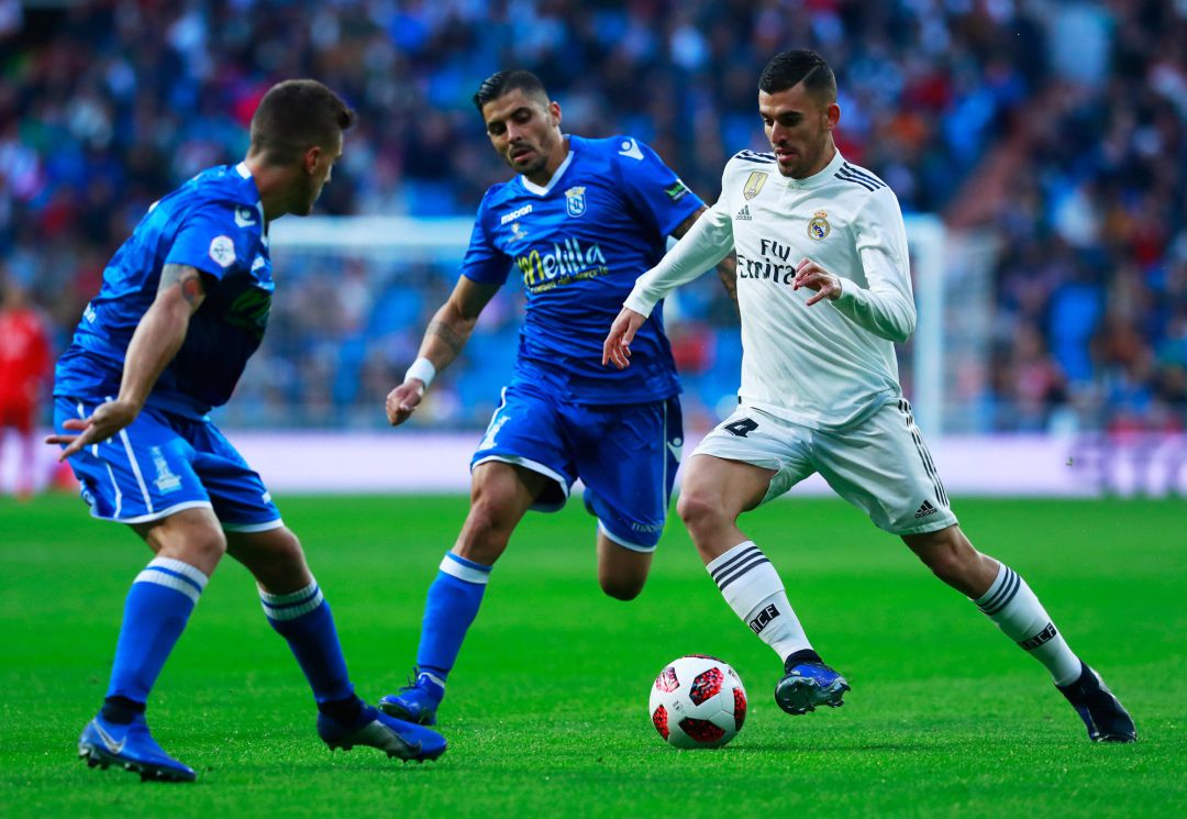 Ceballos, en una acción del partido Ceballos, en una acción del partido