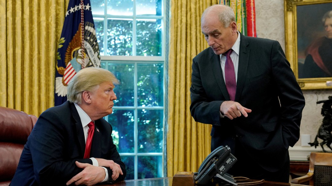 Trump anuncia el cese de su jefe de gabinete, John Kelly