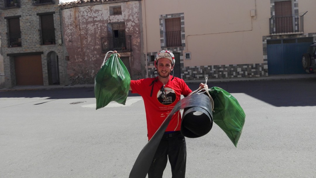 Vuelta a España en bici para recoger basura