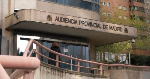 La sentencia ha sido dictada en conformidad en la Audiencia de Madrid La sentencia ha sido dictada en conformidad en la Audiencia de Madrid
