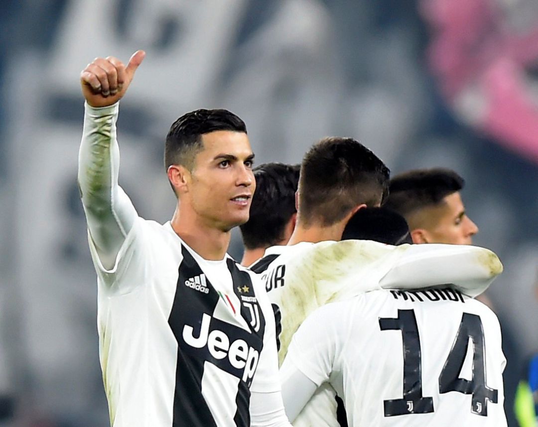 Cristiano Ronaldo durante un encuentro con la Juventus Cristiano Ronaldo durante un encuentro con la Juventus