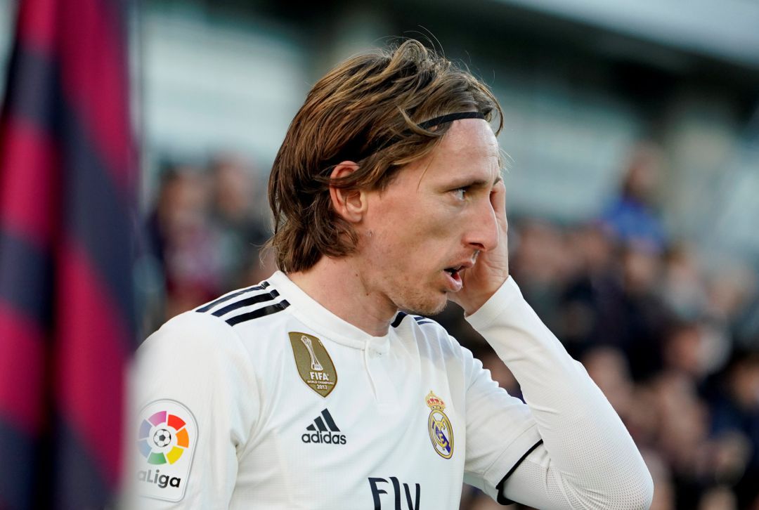 Luka Modric, durante el último partido de LaLiga, frente al Huesca Luka Modric, durante el último partido de LaLiga, frente al Huesca