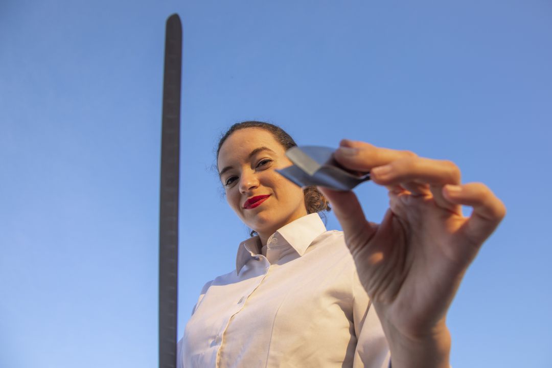 Así es como el jamón ve a Raquel Acosta. Así es como el jamón ve a Raquel Acosta.