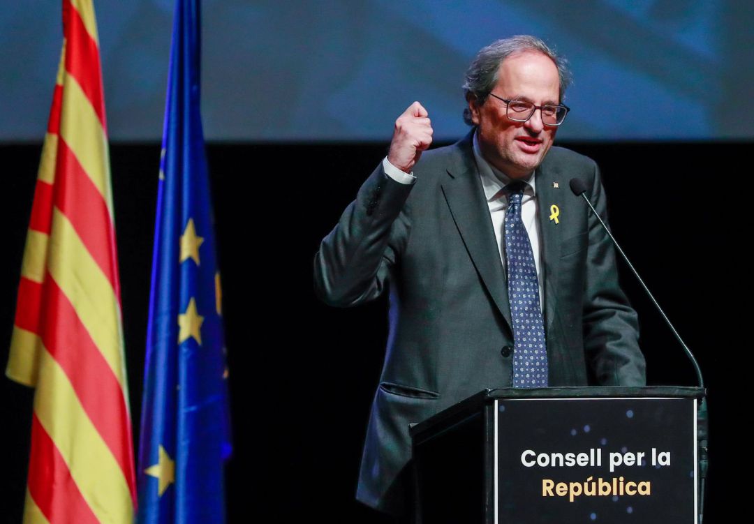 El president de la Generalitat, Quim Torra. El president de la Generalitat, Quim Torra.