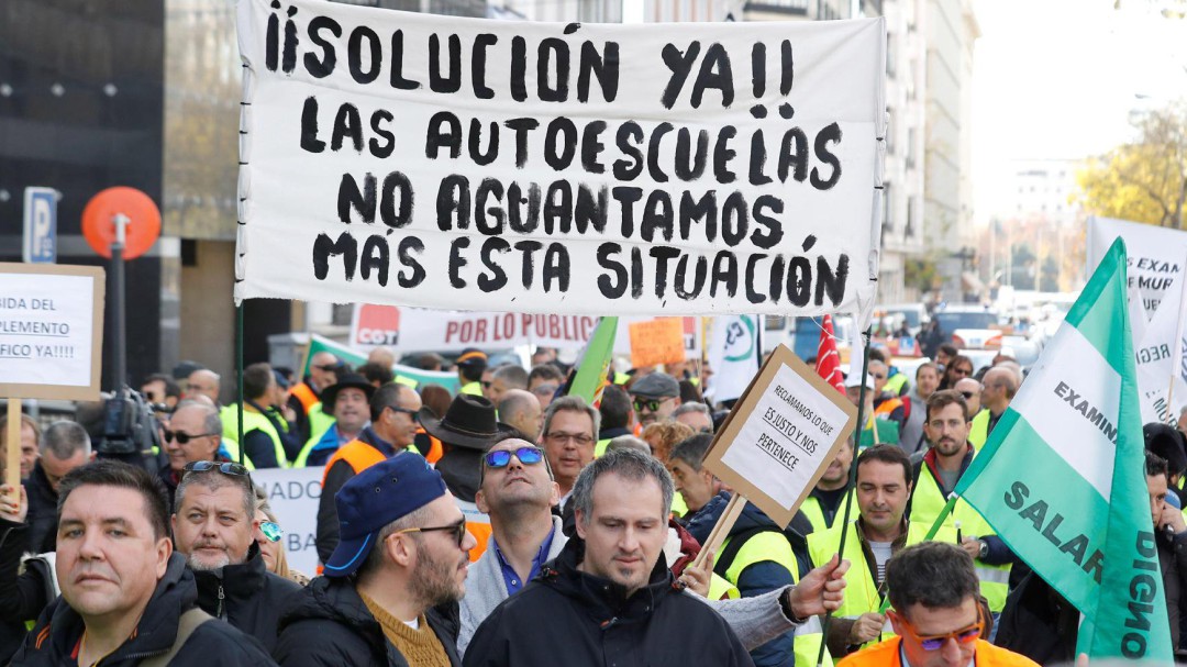 Albacete, sin exámenes de conducir