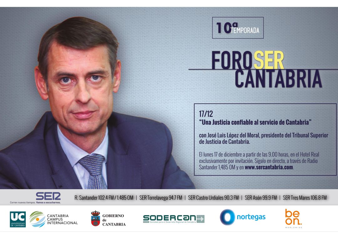 José Luis López del Moral, invitado de diciembre en Foro SER Cantabria