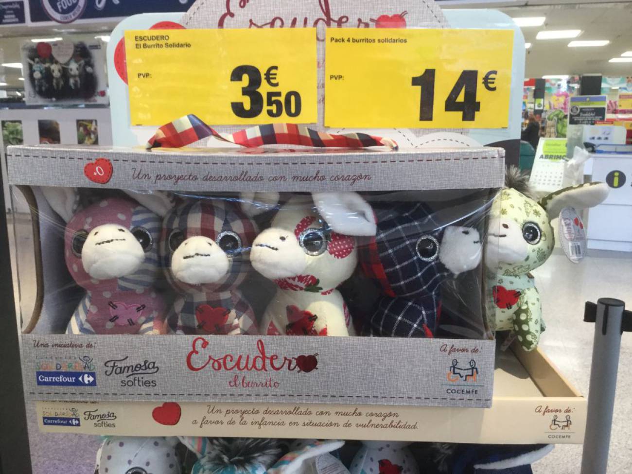 peluches solidarios animales