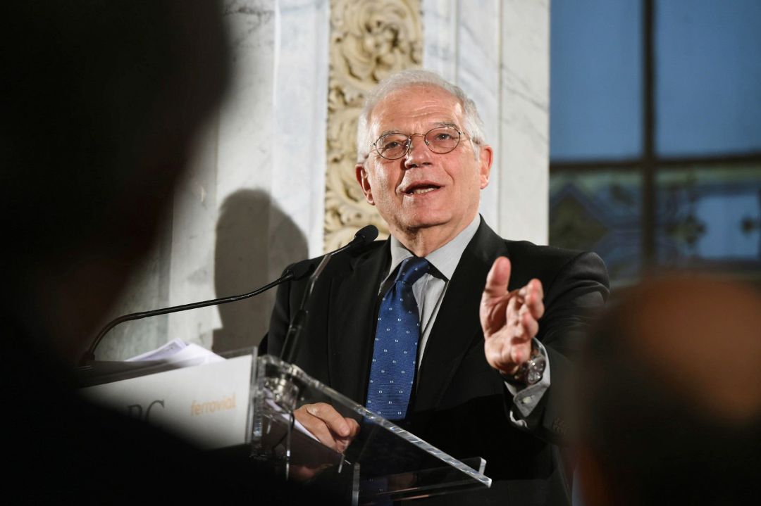 Josep Borrell durante su intervención en el Foro ABC-Deloitte este miércoles en el Casino de Madrid. Josep Borrell durante su intervención en el Foro ABC-Deloitte este miércoles en el Casino de Madrid.