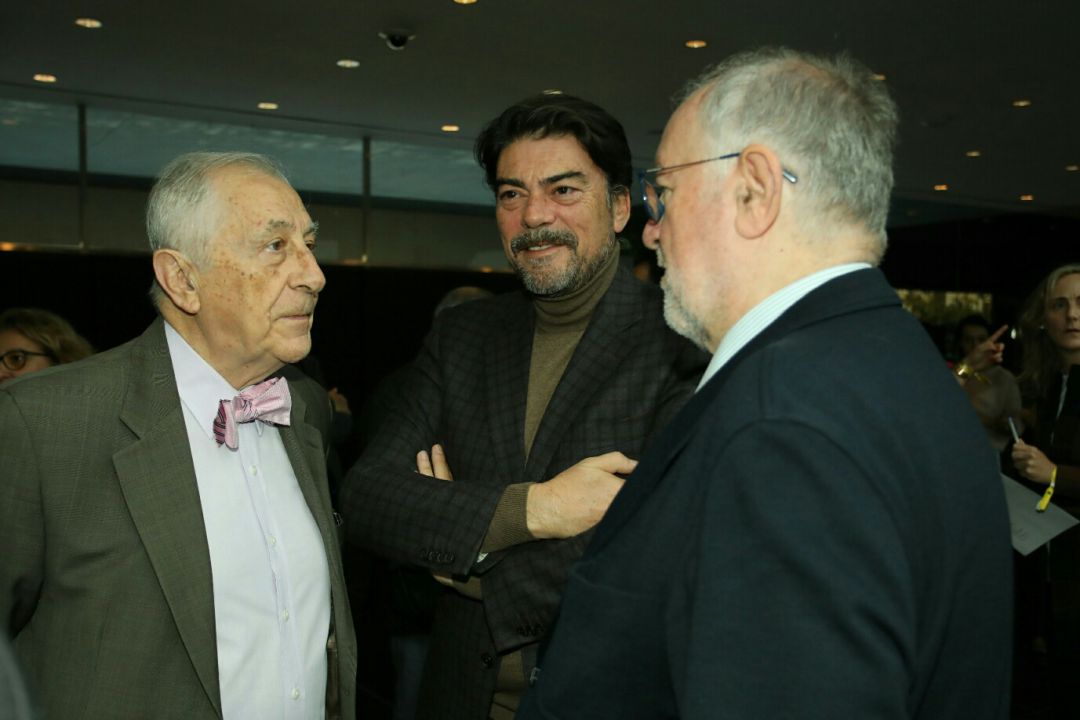 Luis Barcala junto a Inocencio Arias en un receso del congreso Luis Barcala junto a Inocencio Arias en un receso del congreso