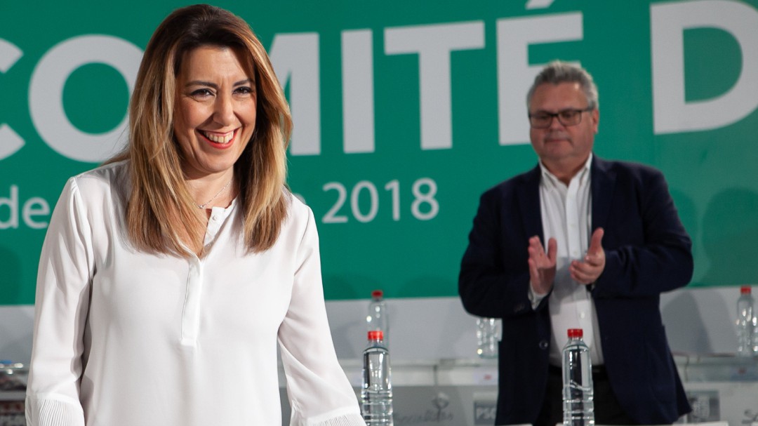 Susana Díaz transmite a los socialistas cordobeses que aún tiene posibilidades de gobernar