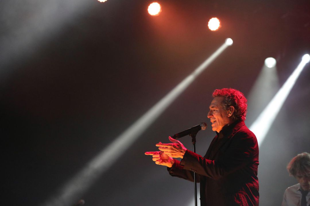Miguel Ríos mostró unas condiciones físicas y de voz excelentes en el concierto celebrado en Madrid este martes Miguel Ríos mostró unas condiciones físicas y de voz excelentes en el concierto celebrado en Madrid este martes