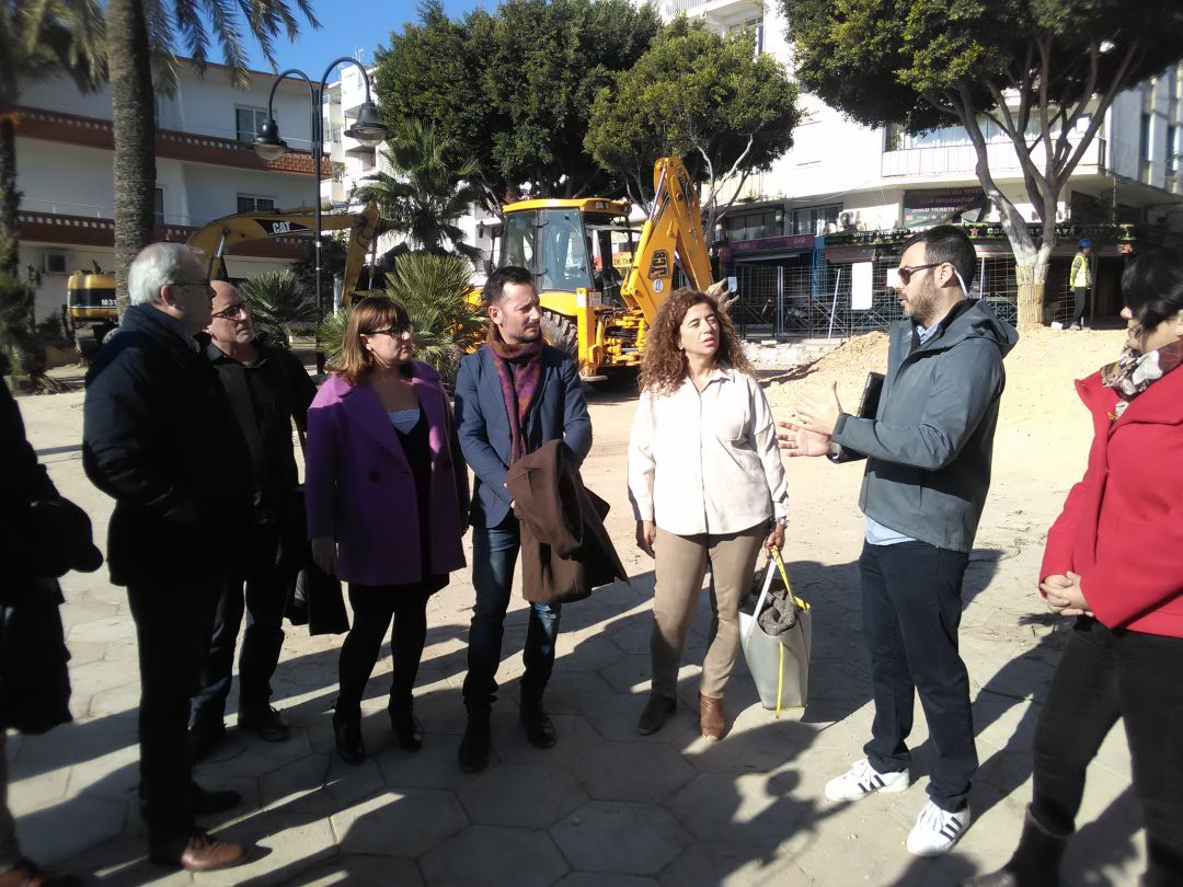 Responsables políticos han visitado hoy las obras Responsables políticos han visitado hoy las obras