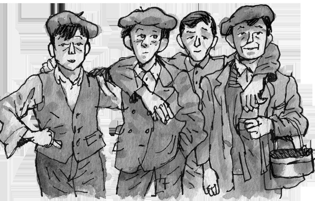 Uno de los dibujos de "Los niños de humo" de Aitana Castaño Uno de los dibujos de "Los niños de humo" de Aitana Castaño