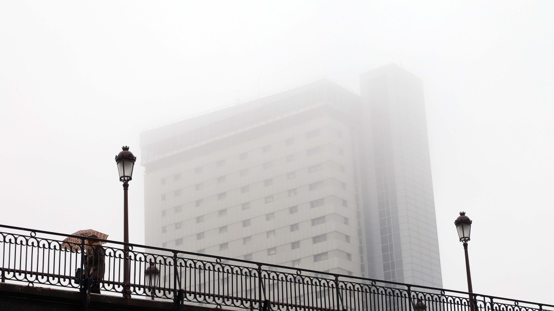 Nieve, viento y niebla
