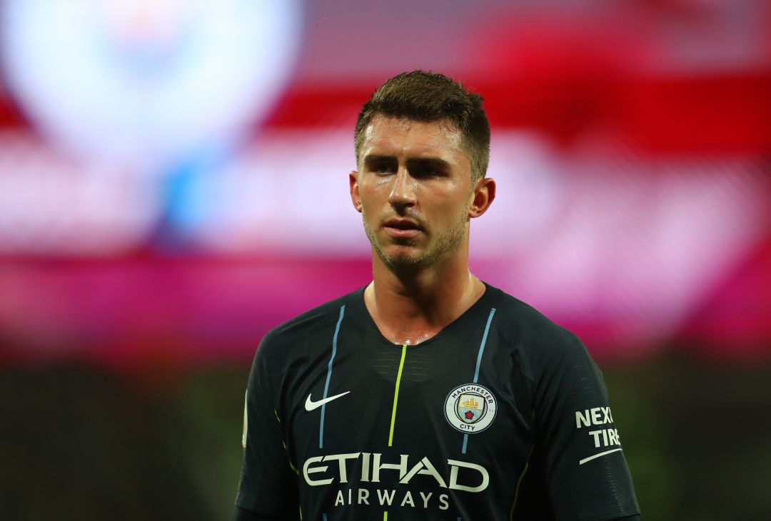 Aymeric Laporte durante un encuentro con el Manchester City Aymeric Laporte durante un encuentro con el Manchester City