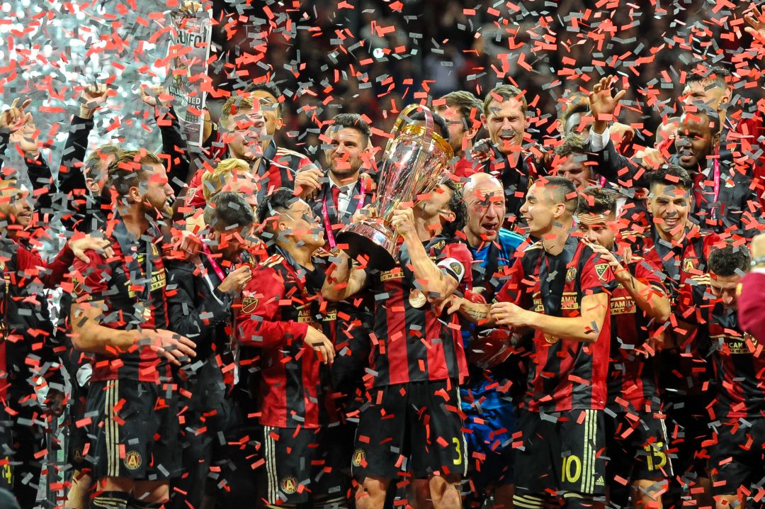 Atlanta United celebrando la MLS Atlanta United celebrando la MLS