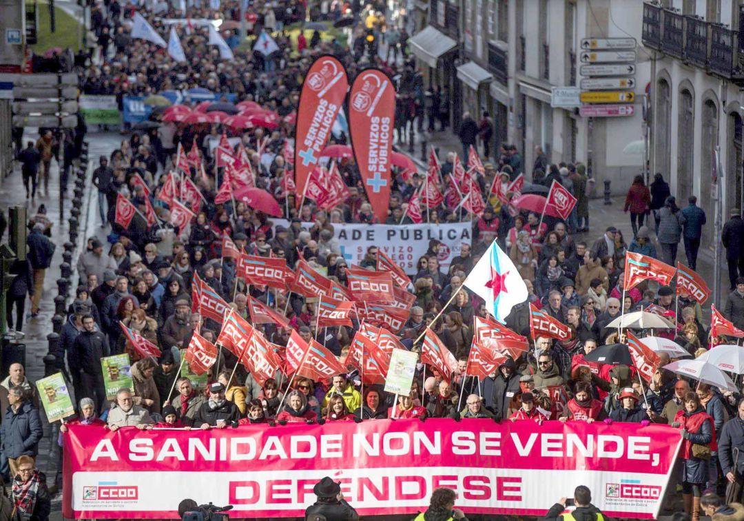 Se acumulan las protestas contra la sanidad pública