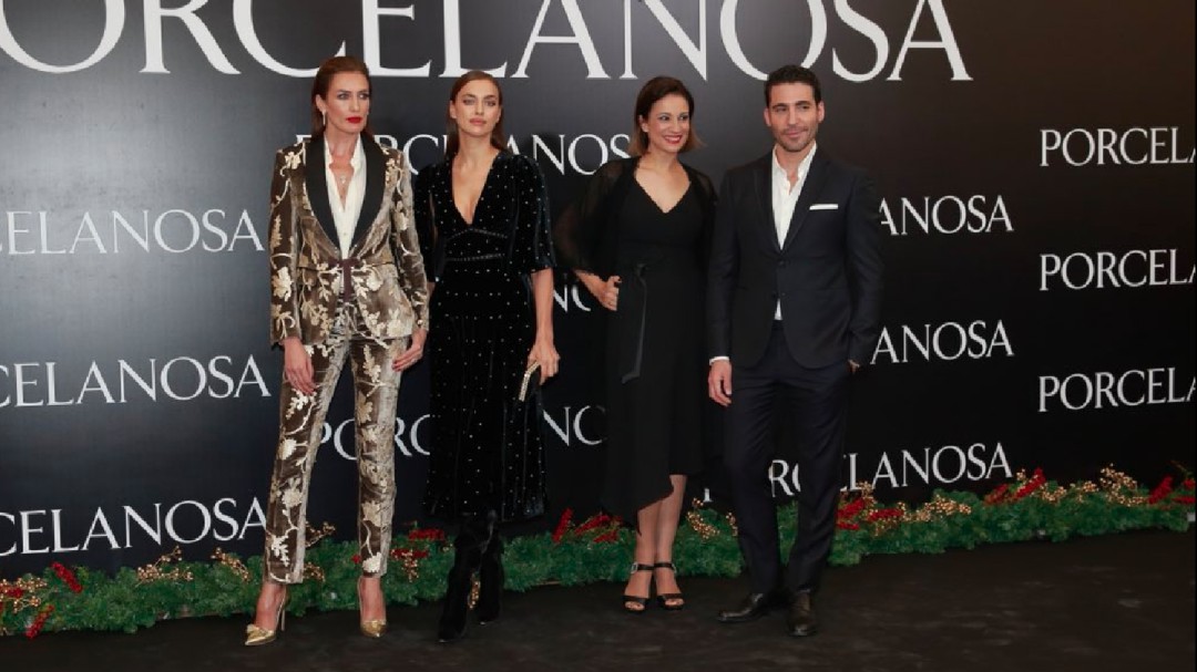 Porcelanosa estrena tienda en Estepark con la presencia de Irina Shayk, Nieves Álvarez y Miguel Ángel Silvestre