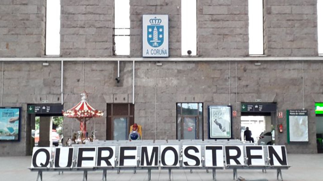 Viaje reivindicativo para exigir un tren A Coruña-Ferrol competitivo