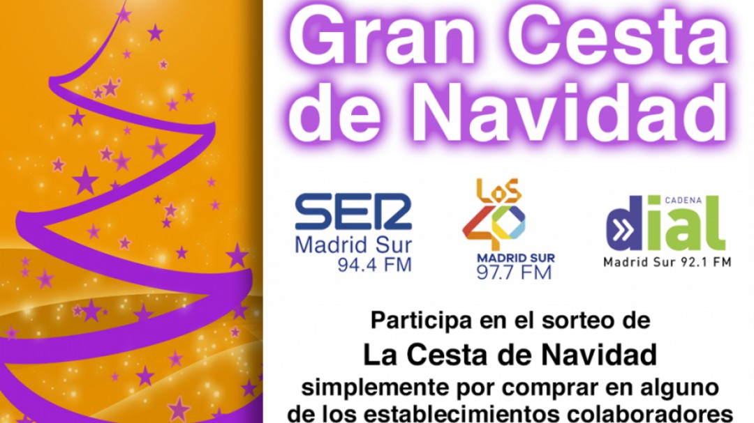 Más de 1.000 euros en premios en la Cesta de Navidad de SER Madrid Sur
