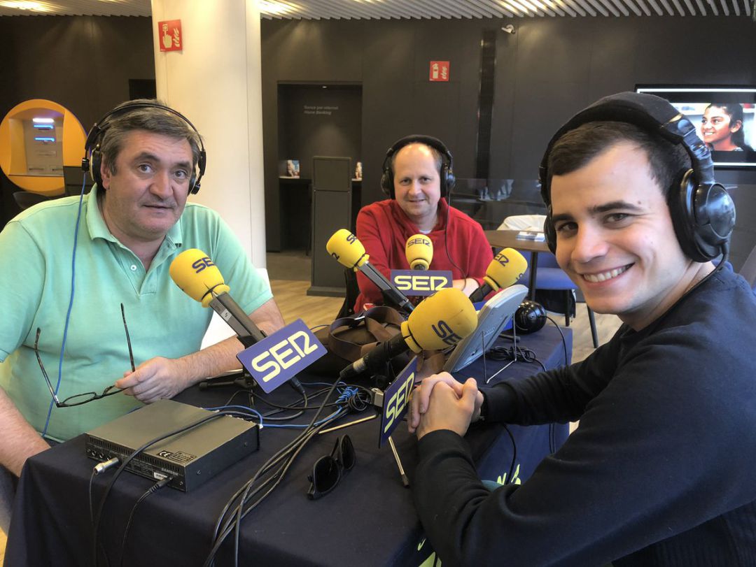 Javier Lekuona, José Luis del Campo y Kevin Fernández. Javier Lekuona, José Luis del Campo y Kevin Fernández.