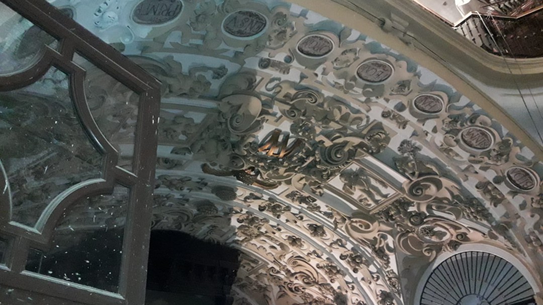 Imágenes de las obras en el templo de Los Terceros