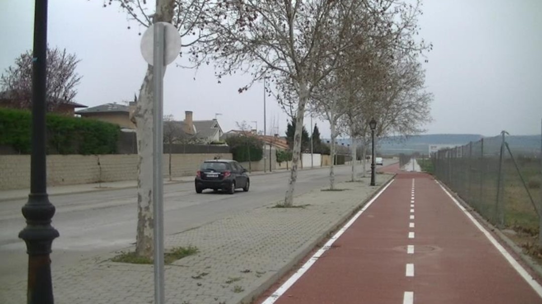 Trabajos de asfaltado en Cabanillas del Campo