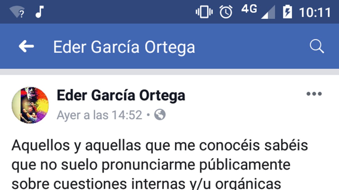 El número 3 del PSOE en Soria cuestiona el futuro de su partido