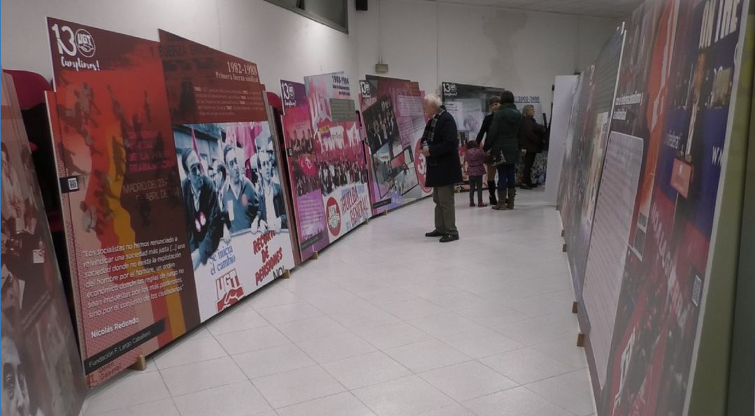 UGT recorre en una exposición sus 130 años de historia UGT recorre en una exposición sus 130 años de historia