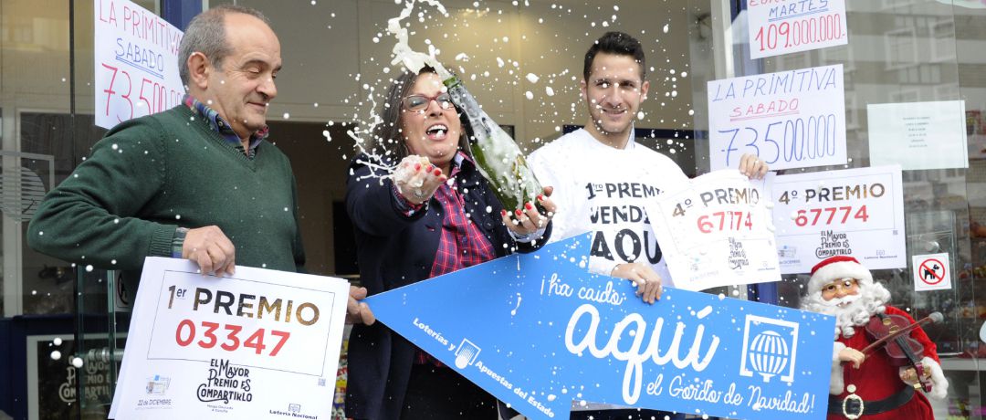 Administración de A Coruña que vendió dos décimos del Gordo Administración de A Coruña que vendió dos décimos del Gordo