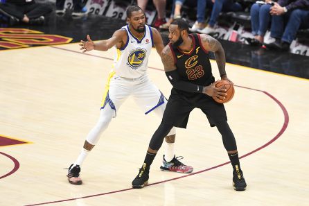 LeBron y Durant, durante las pasadas finales LeBron y Durant, durante las pasadas finales