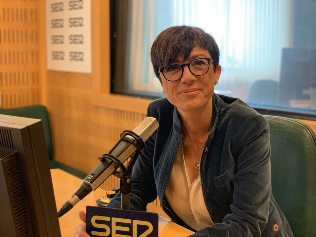 La subdelegada del Gobierno en Málaga durante la entrevista en los estudios de SER Málaga La subdelegada del Gobierno en Málaga durante la entrevista en los estudios de SER Málaga