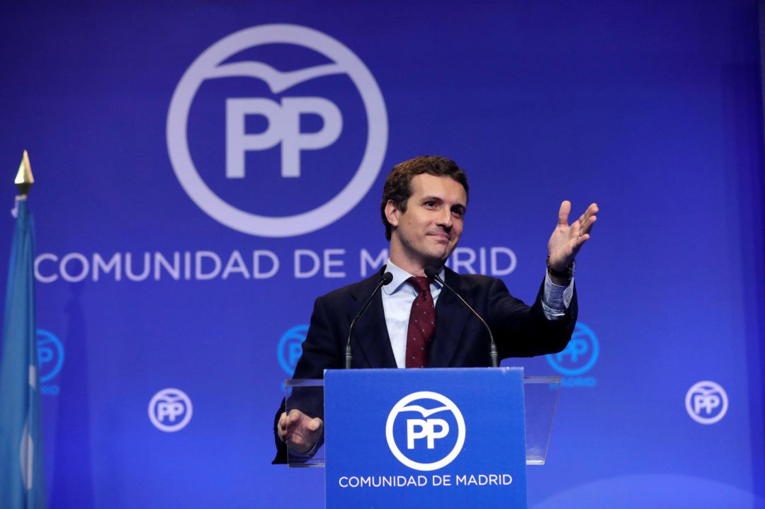 El líder del PP, Pablo Casado. El líder del PP, Pablo Casado.