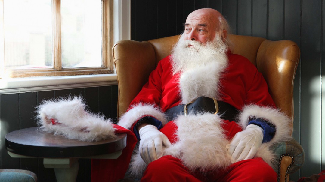 El disfraz de Papá Noel también es ropa de trabajo