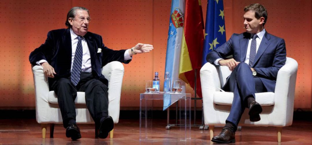 Francisco Vázquez y Albert Rivera en un acto en A Coruña Francisco Vázquez y Albert Rivera en un acto en A Coruña