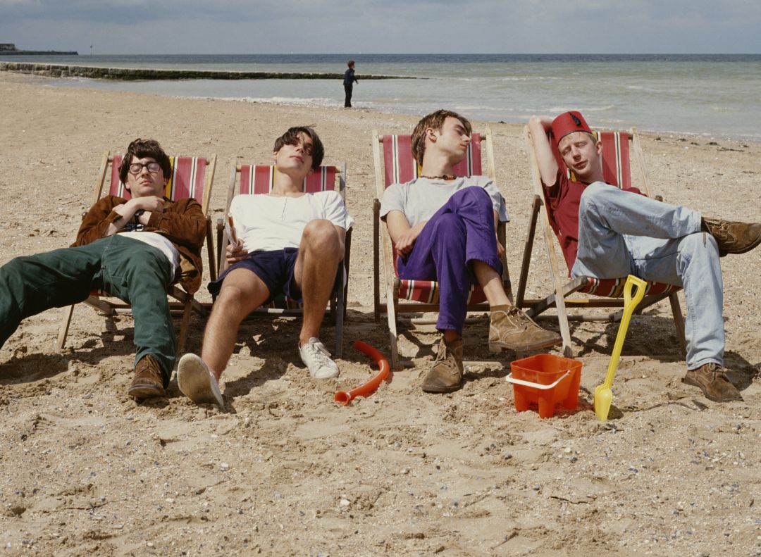 Graham Coxon, Alex James, Damon Albarn and Dave Rowntree en una fotografía de 1995 Graham Coxon, Alex James, Damon Albarn and Dave Rowntree en una fotografía de 1995