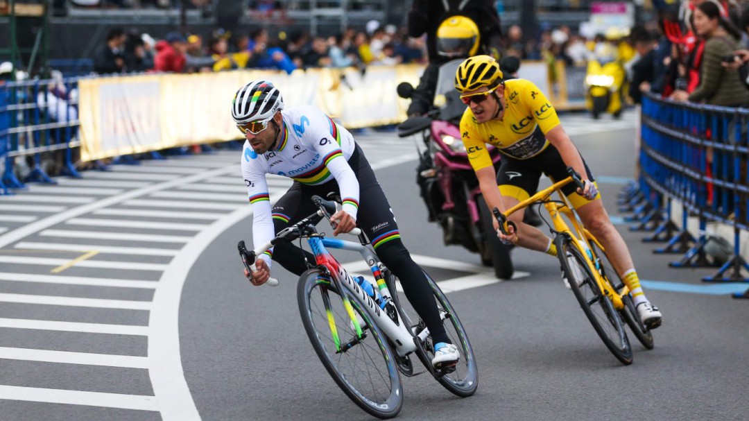 Alejandro Valverde reconoce la etapa de La Vuelta con salida en Aranda de Duero