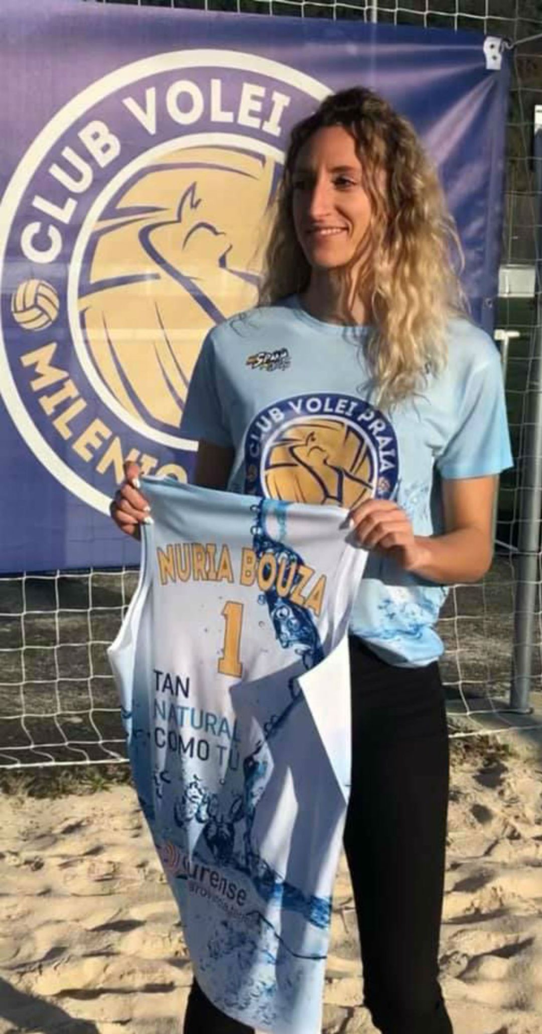 Nuria, viene de ganar el Torneo Indoor de Zaragoza haciendo pareja con la sevillana Nazaret Florian en la liga de invierno de voley playa Nuria, viene de ganar el Torneo Indoor de Zaragoza haciendo pareja con la sevillana Nazaret Florian en la liga de invierno de voley playa
