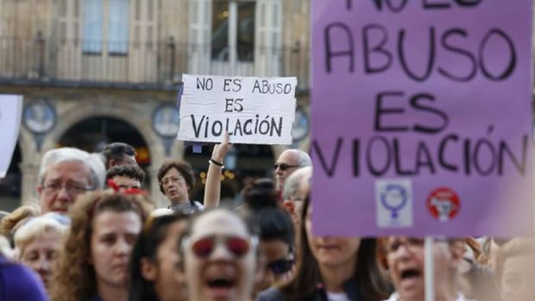 Manifestación contra la sentencia de La Manada en Salamanca. Manifestación contra la sentencia de La Manada en Salamanca.
