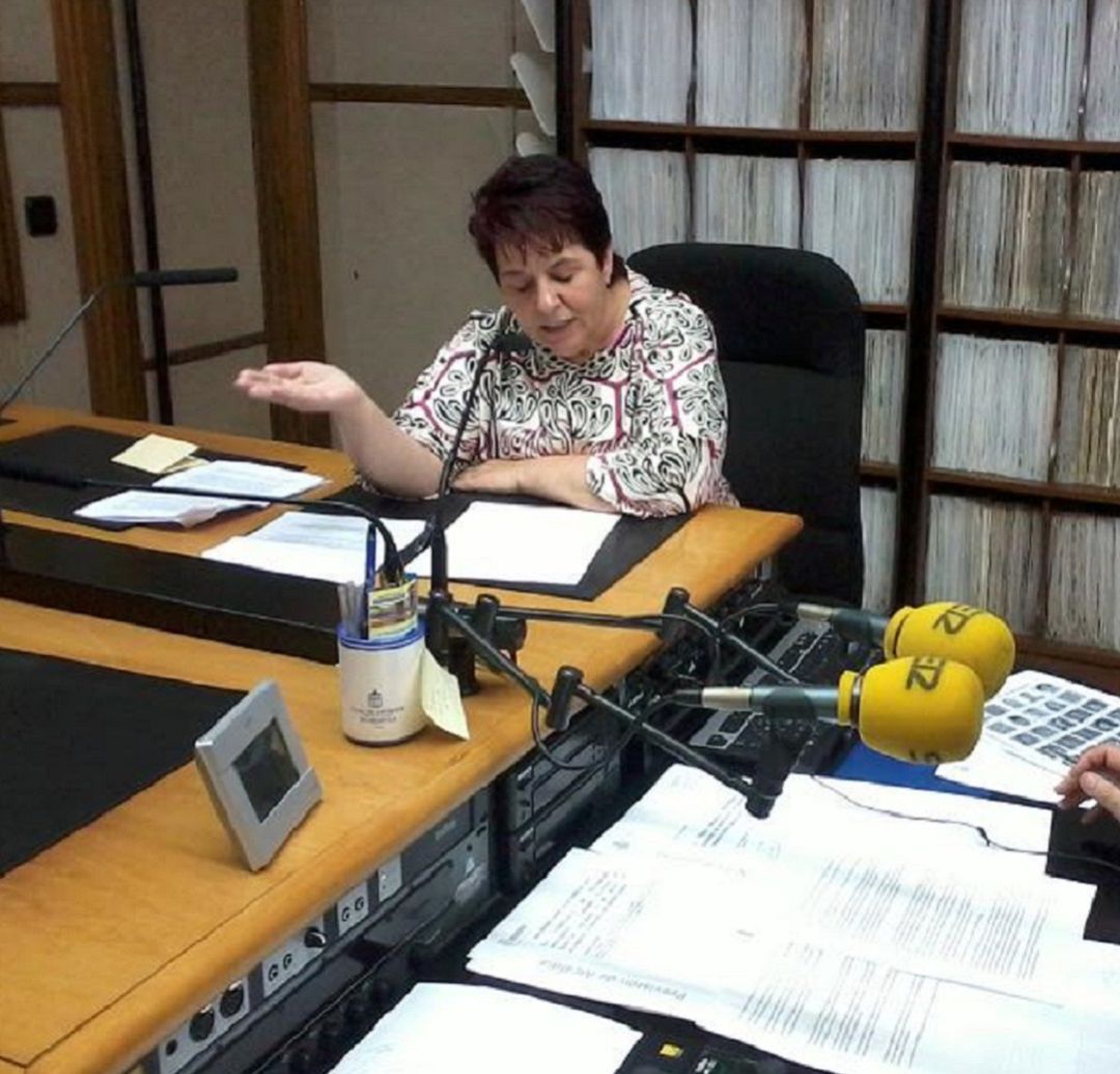 Clara Luquero en una entrevista en Radio Segovia Clara Luquero en una entrevista en Radio Segovia
