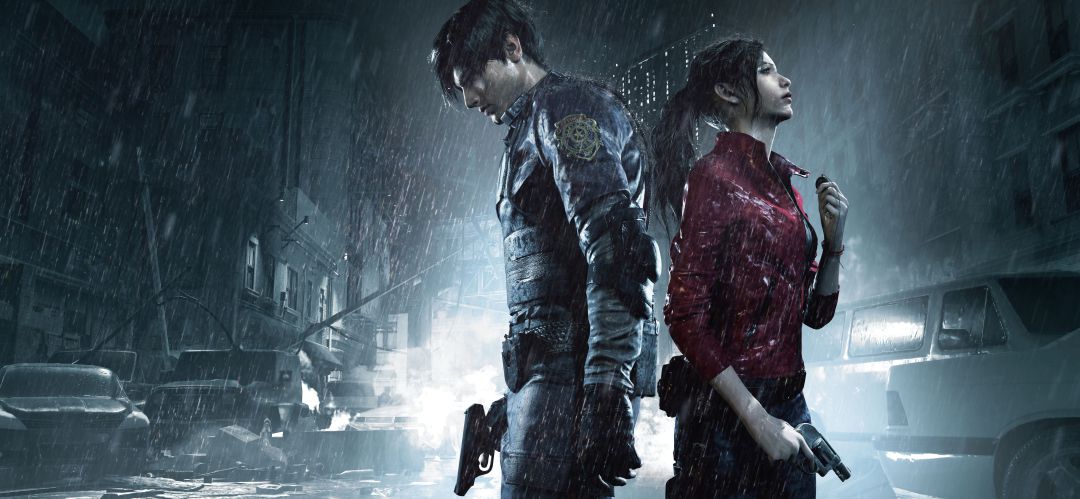 Leon S. Kennedy y Claire Redfield, protagonistas de Resident Evil 2 Remake Leon S. Kennedy y Claire Redfield, protagonistas de Resident Evil 2 Remake