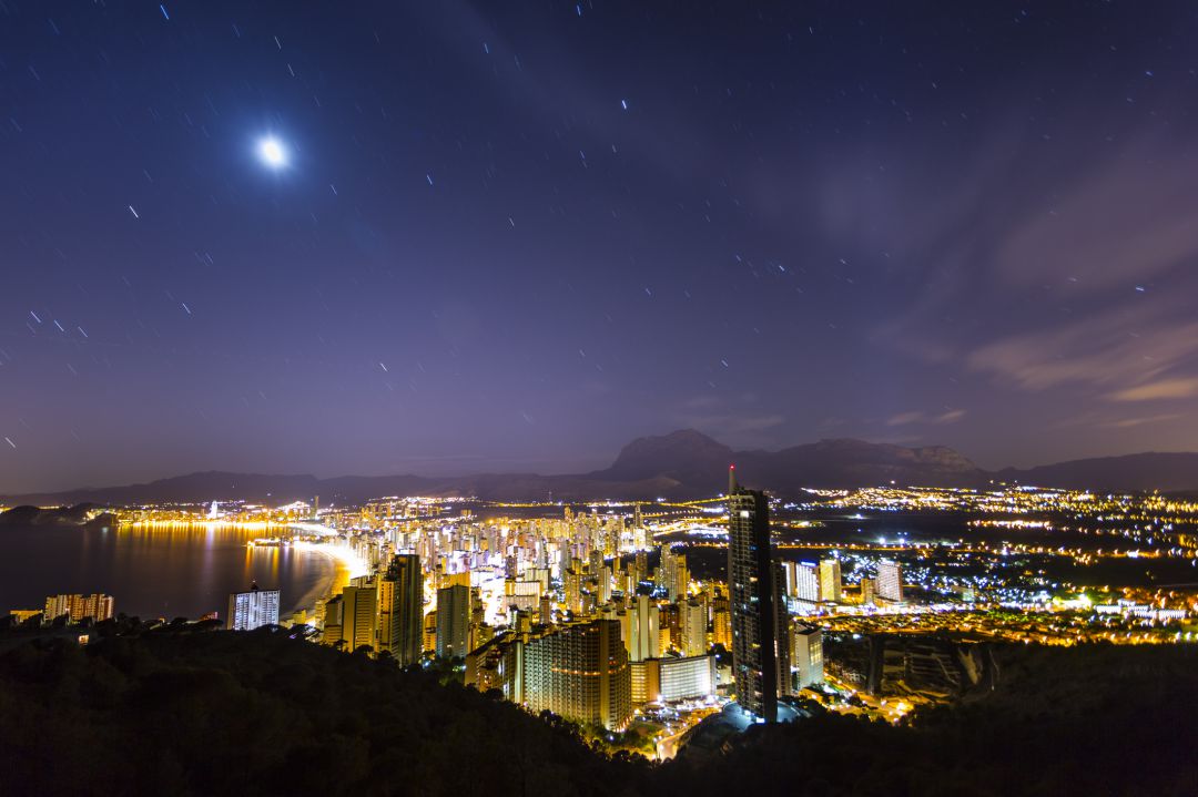 Vista aérea de Benidorm Vista aérea de Benidorm