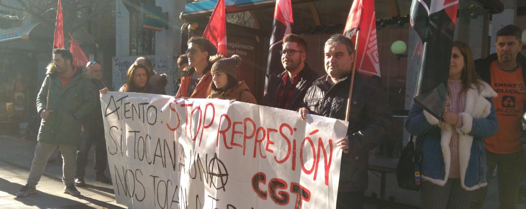 Movilización de los trrabajadores de Atento en A Coruña Movilización de los trrabajadores de Atento en A Coruña