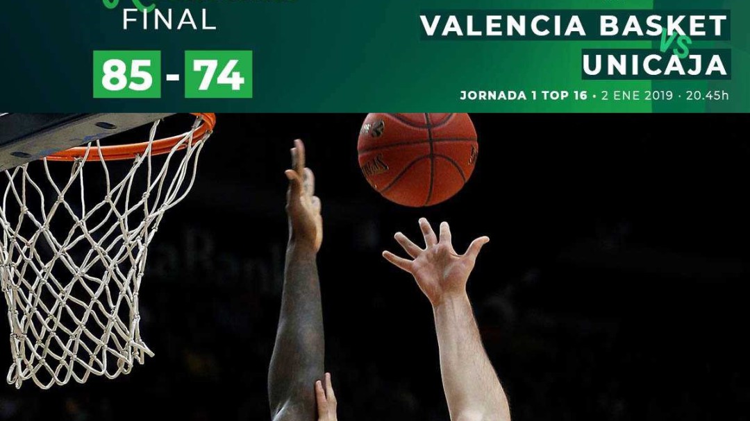 El Unicaja no puede con el Valencia Basket en su cancha talismán