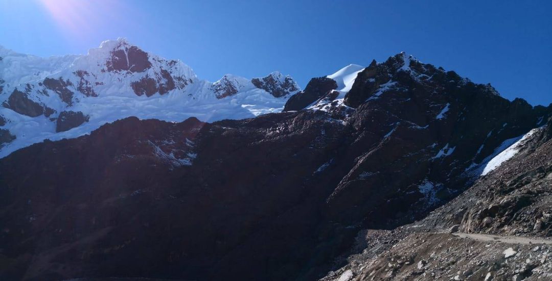 Imagen del monte Mateo en el que los tres españoles y el peruano han perdido la vida Imagen del monte Mateo en el que los tres españoles y el peruano han perdido la vida