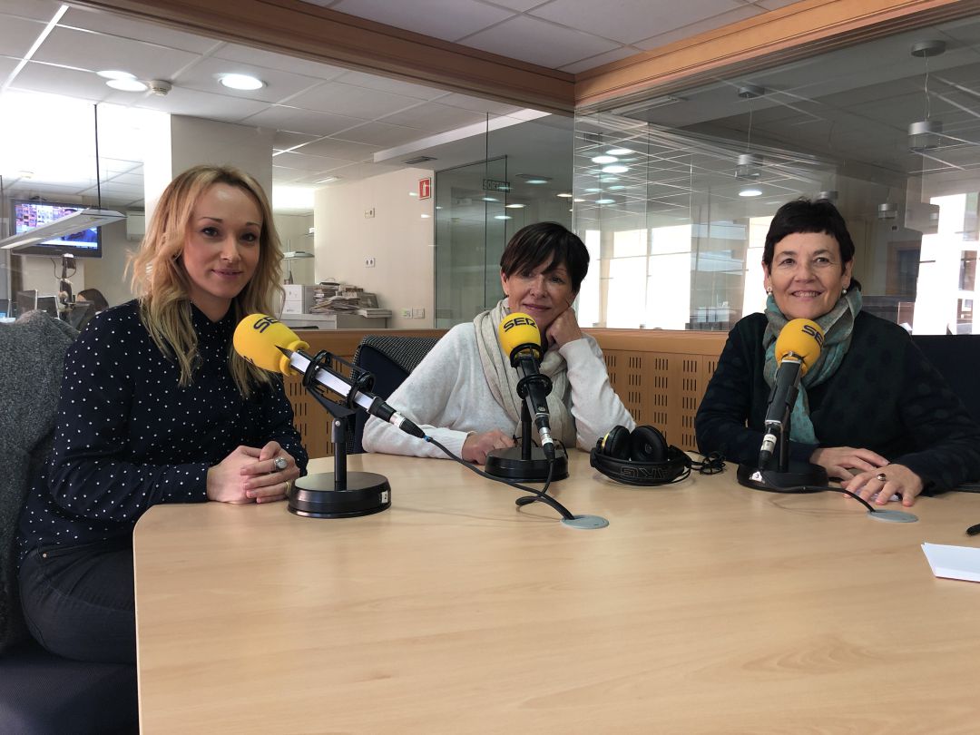 Maite Guerrero, Carmen Echazarreta i Isabel Salamaña Maite Guerrero, Carmen Echazarreta i Isabel Salamaña