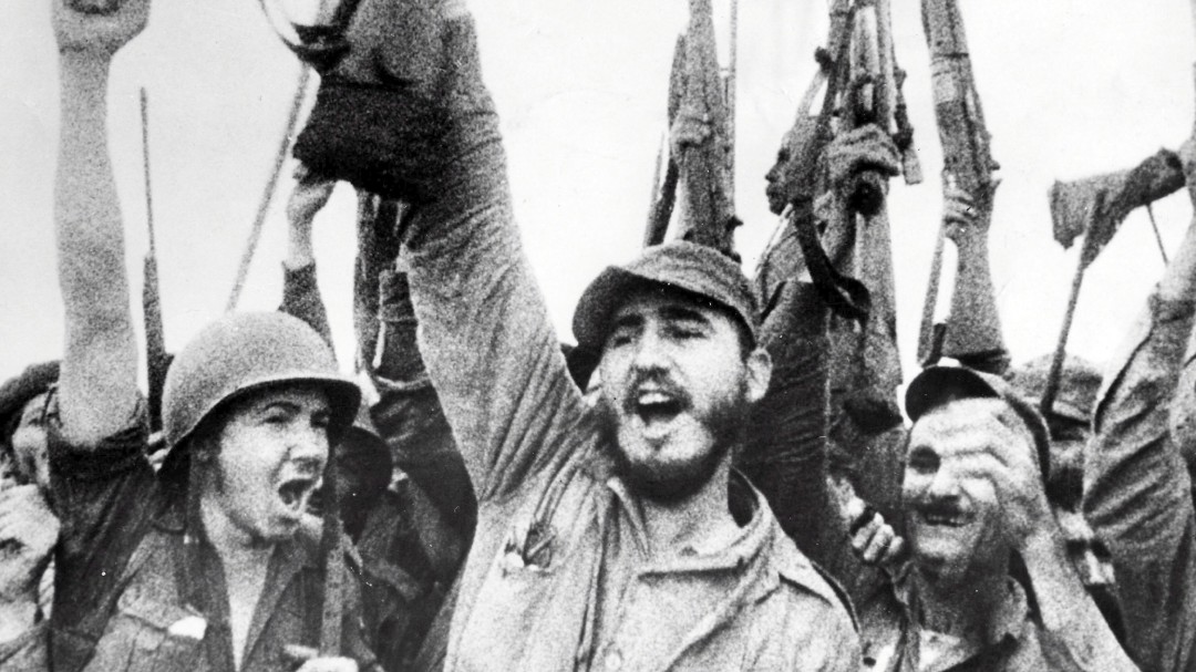 Fidel Castro entra en La Habana